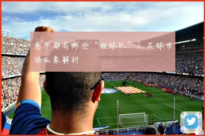 意甲都有哪些“假球队”？足球市场乱象解析